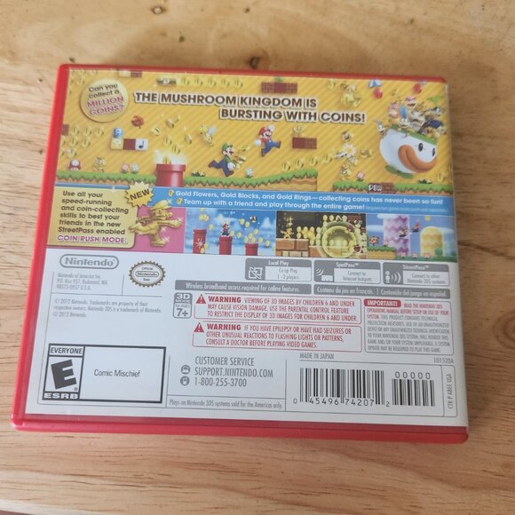 Nintendo 3DS Super Mario Brothers 2 Game - Picture 2 of 3